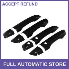 8pcs Glossy Door Handle Cover for Honda Civic 10th Gen w/ Smart Key hole 2016-21