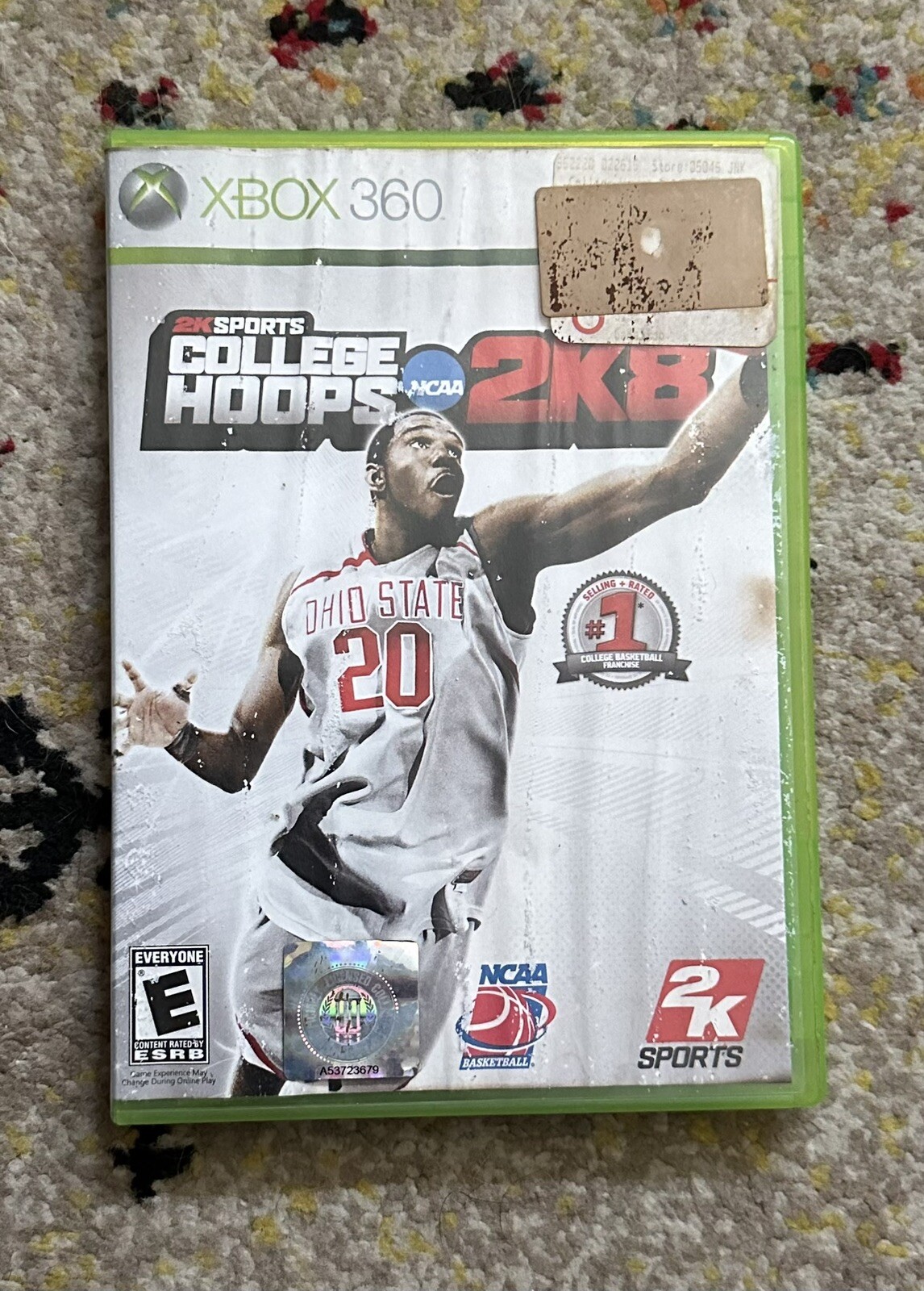 ncaa college hoops 2k8 xbox 360 CIB eBay
