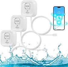 1-5Pack Smart Water Leak Sensor Detector APP Alarm WiFi Home Water Leak Detector