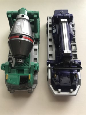 Power Rangers Operation Overdrive  Cement Mixer Truck +  Crane 2007