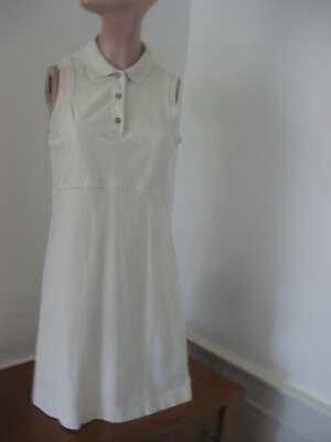 beige athletic dress BEIGE ATHLETIC LENGTH DRESS WITH FABRIC PRINT COLLAR AND EMBROIDERY main image 1