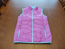 L.L.Bean Girls Puffer Vest Purple Blue Large 14/16 Excellent Pre Owned Condition