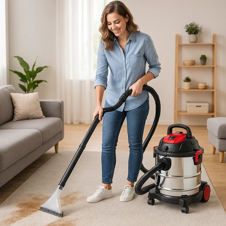 WALTER Nass /-Trockensauger 1600W, Sprühsauger, Trockensaugen, Nasssaugen, 20L - Bild 2 von 4