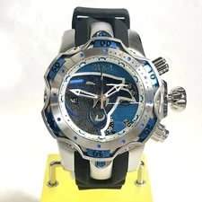 INVICTA 33096 NFL 44mm Venom Gen III Swiss Quartz Chrono Strap Watch - Panthers
