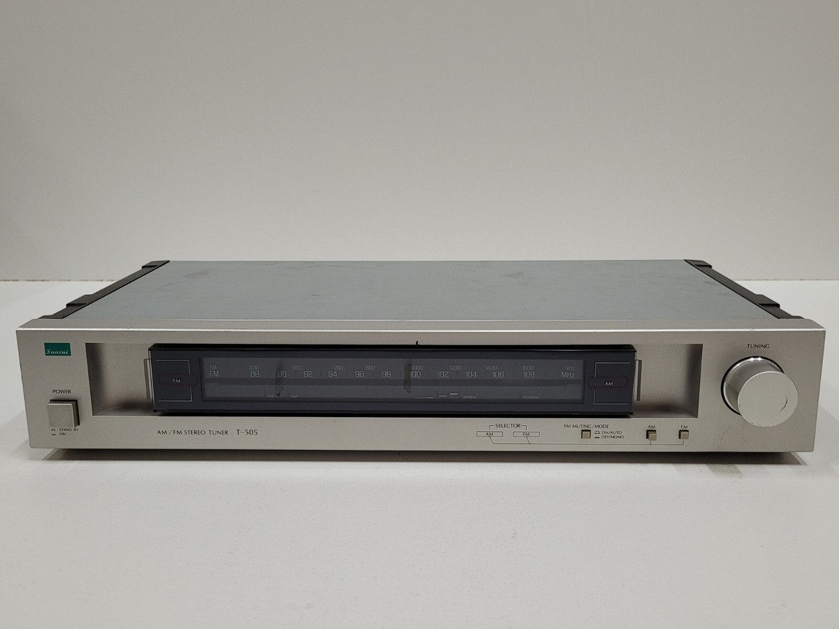 Vintage Sansui T-505 AM FM Stereo Tuner | eBay