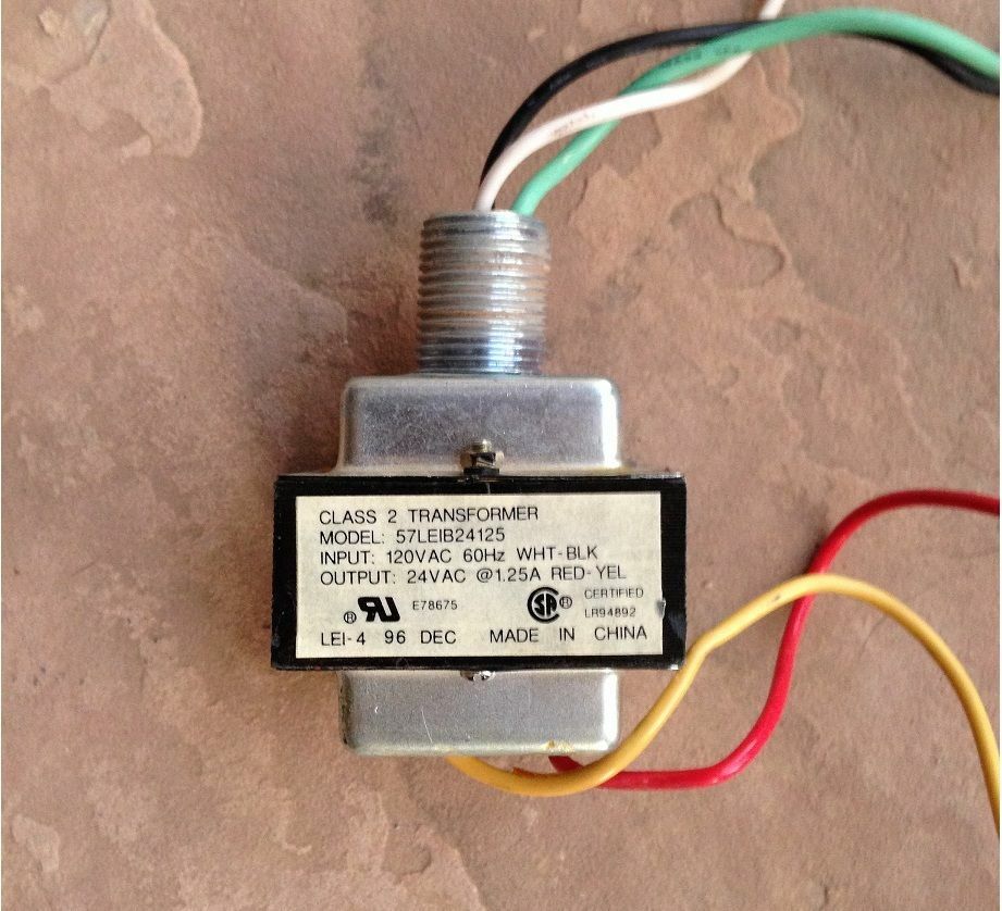 Refurbished Rain Dial Sprinkler Controller Transformer - OEM 57LEIB24125 For RD-600, 900, 1200 Systems