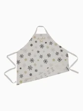 KATE SPADE "SNOWFLAKES" APRON CHRISTMAS HOLIDAYS NEW WITH TAGS