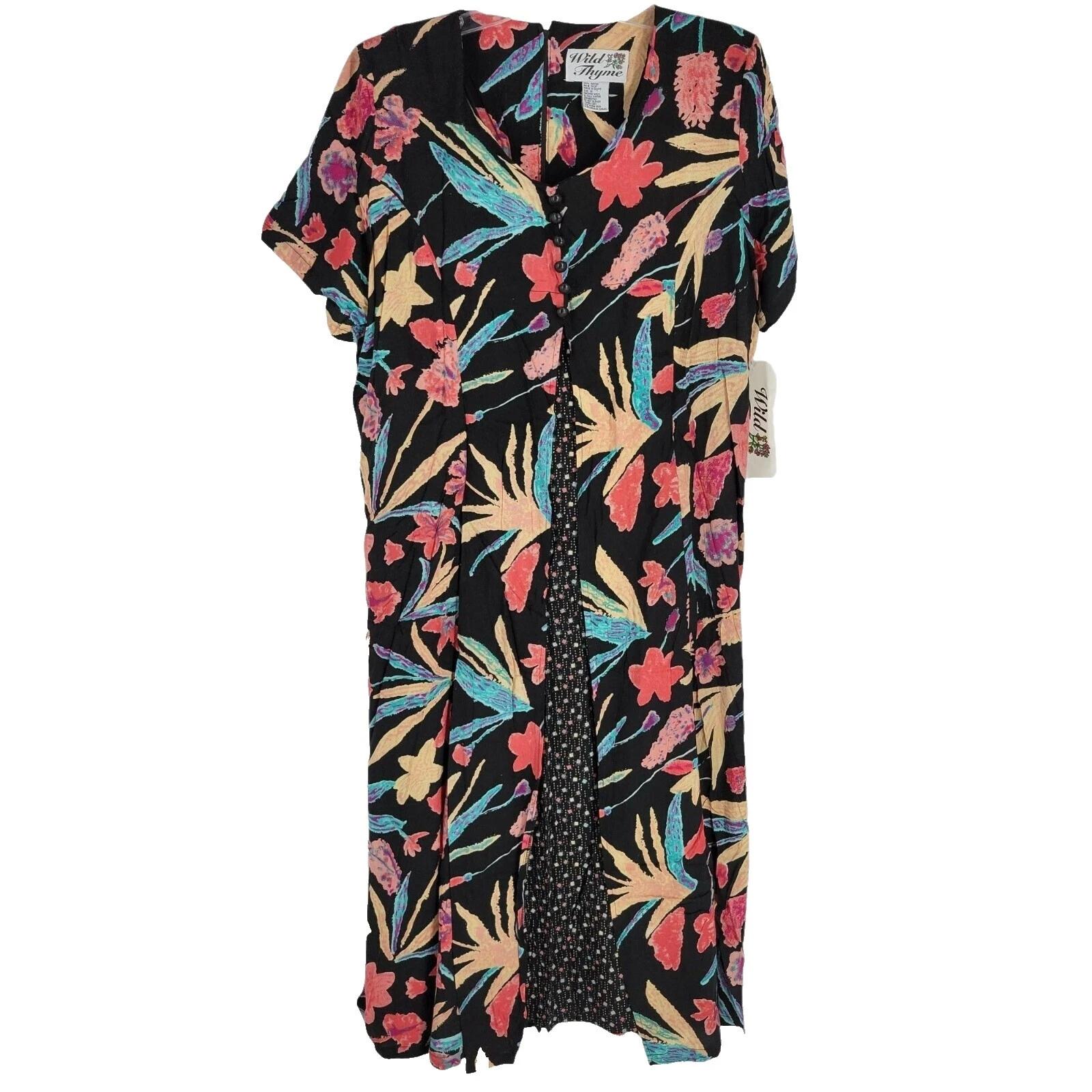 Black Tropical Dresses for Women