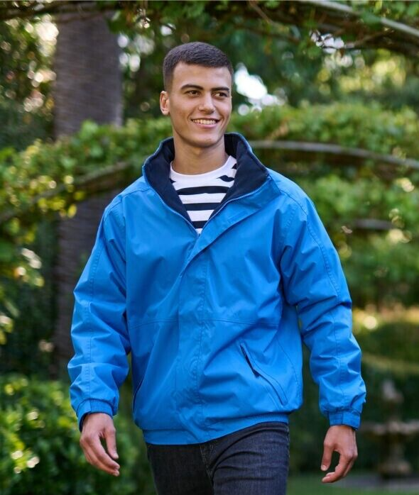 Regatta Bomber Jacket Dover Fleece Lined Waterproof Zip Lined Coat