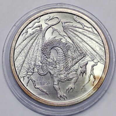 1oz .999 Silver The Welsh World Of Dragons Series Aztec #0998 | eBay