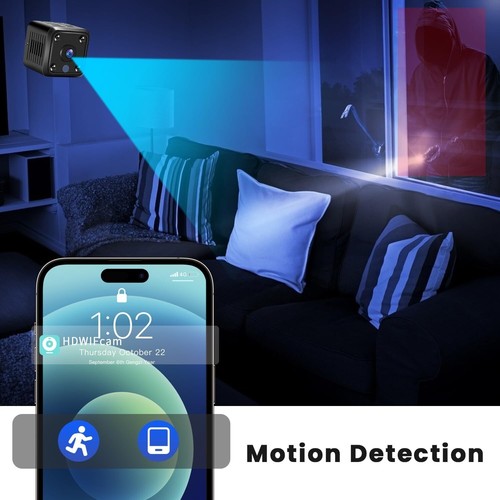 1080P HD Smart Home Security Camera – WiFi, Motion Detection, Night Vision & App - Picture 7 of 7