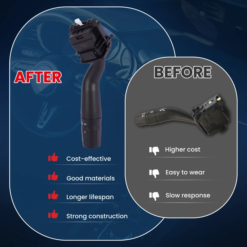 Interruptor de señal de giro para 15-23 Ford E-350 F-150 250 350 450 550 650 750 Super Duty Foto 2 de 4