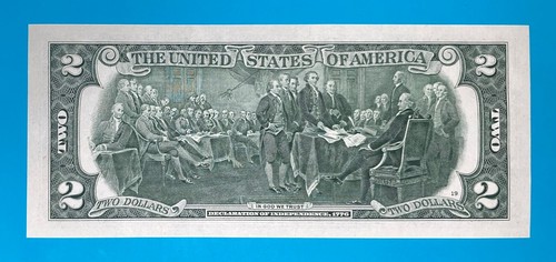 June 11, 1988 / 6 November 1988 (F 06111988 A) BIRTHDAY $2 Two Dollar Bill *UNC* - Picture 3 of 4