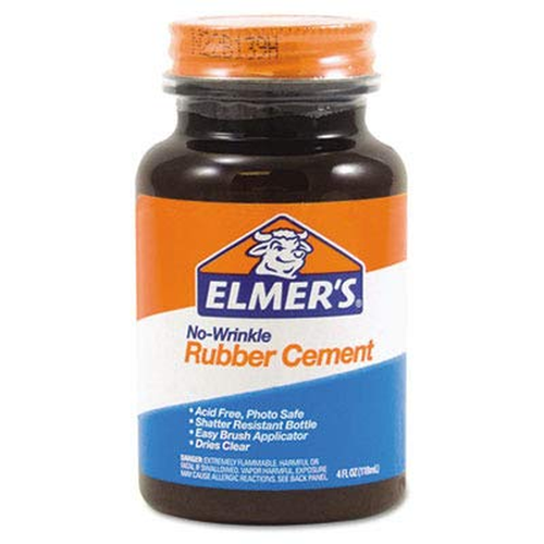 Rubber Cement, Repositionable, 4 Oz - Picture 6 of 12