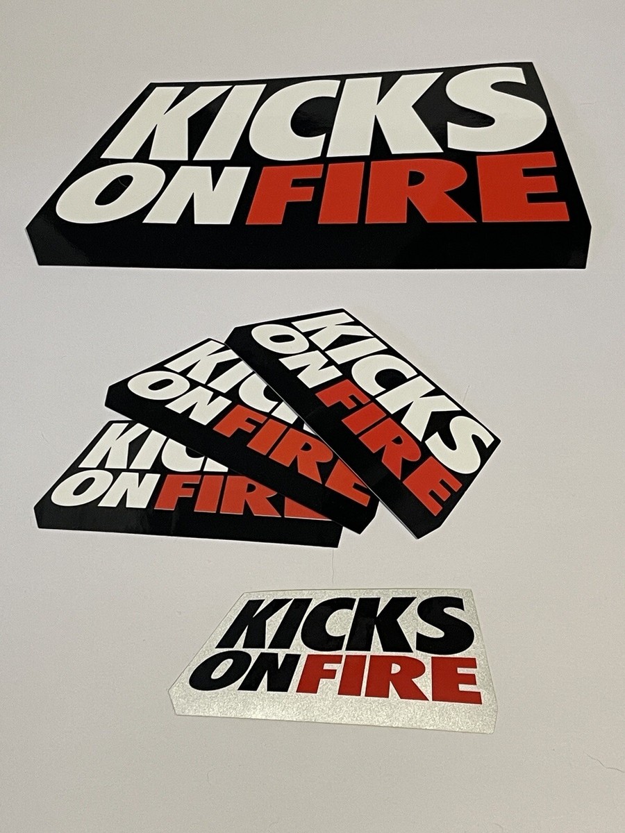 Kicks On Fire Sticker Lot Original OG 100% Authentic New 5