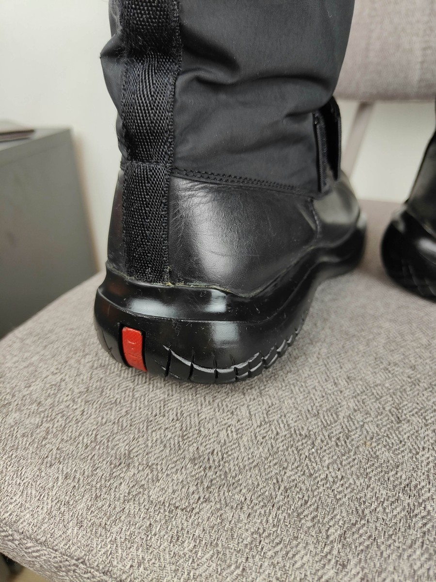 Prada Iconic Square Toe Zip Boots F/W 1999 | eBay Prada Iconic Square Toe Zip Boots F/W 1999 | eBay