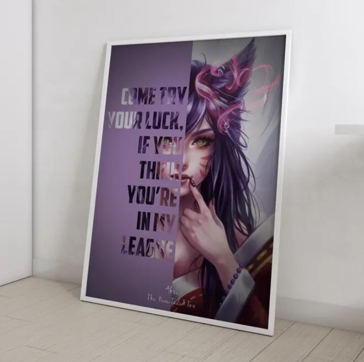 anime gifts | anime art | Anime Wall Art | Anime room decor