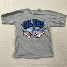 Houston Oilers Vintage 1991 Logo 7 T-Shirt MADE IN USA Size L
