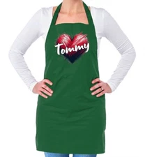 Love Heart Tommy - Unisex Adult Apron - Singer Lyrics Fan Tour Love Concert