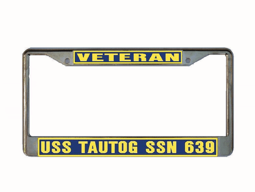 USS TAUTOG SSN 639 Kennzeichenrahmen U S Navy Militär Auto-LKW-Wohnmobil Tierarzt - Bild 5 von 8