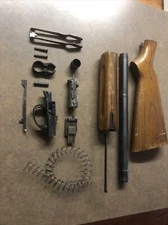 Sears Model 20 12 Gauge wood Stock & Forend & Parts (22)