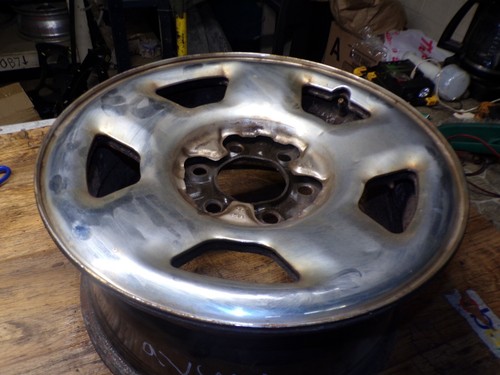 2004-2008 FORD F150 PICKUP Wheel 17x7-1/2 Steel Chrome Clad 6 lug 135mm OEM - Picture 7 of 9