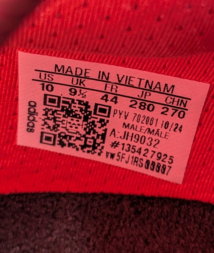 Adidas Ultraboost 5X Running Shoes Red/Black Men's Size 10 US (JH9032) thumbnail 10