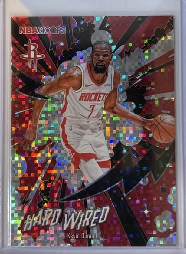 2025-26 Topps NBA Hoops Kevin Durant Hard Wired Pixel Burst #HW-7 Rockets