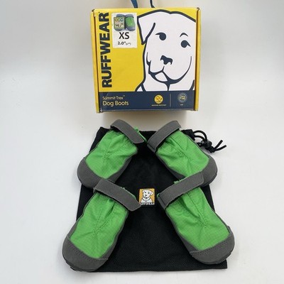 RUFFWEAR Summit Trex DOG BOOTS Set of 4 Meadow Green Size XS (51mm/ 2.00  Paw)