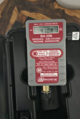 #ad #ad JB Industries SH 35N Superheat Subcooling Pressure Temperature Gauge with Case $89.89