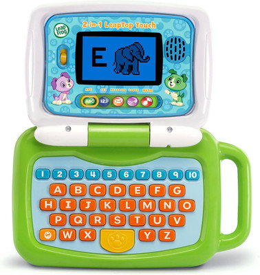 2-In-1 Leaptop Touch for Preschoolers with Flipping Screen - Role Playing- Green