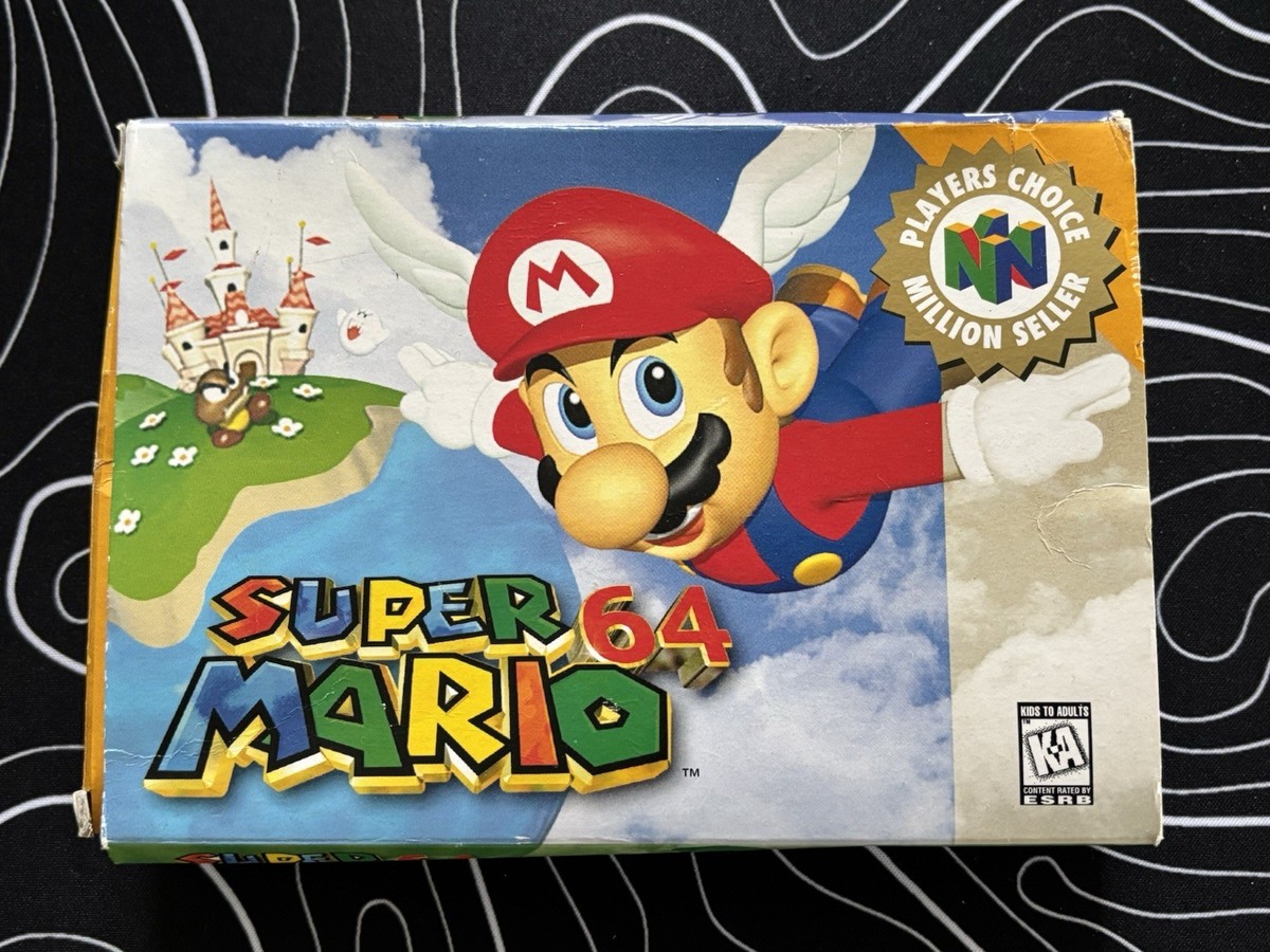 Super Mario 64 (Nintendo 64, 1999) Players Choice Box Consumer