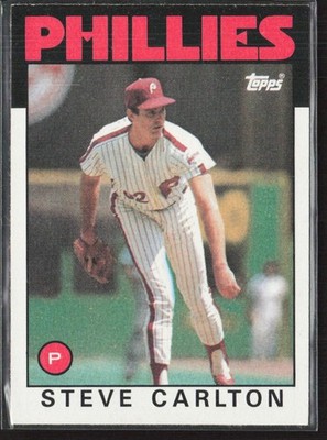1986 Topps #120 Steve Carlton Philadelphia Phillies (Y)