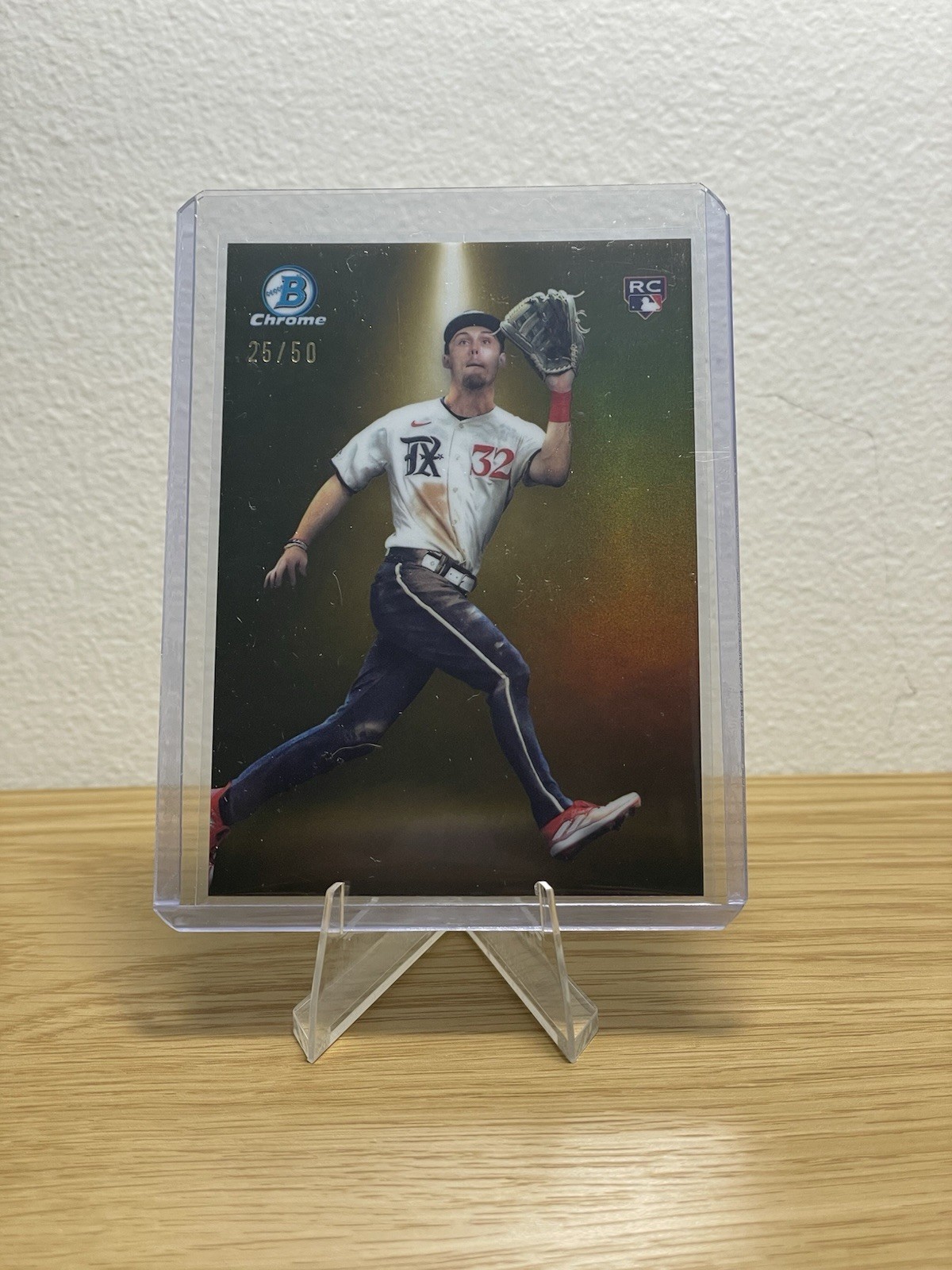 2024 Bowman - Bowman Spotlights Evan Carter #BS-14 Gold Refractor /50 (RC)