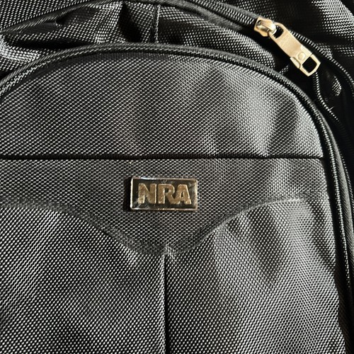 NRA National Rifle Association schwarz taktischer Rucksack mehrere Taschen Reißverschluss neu - Bild 2 von 4