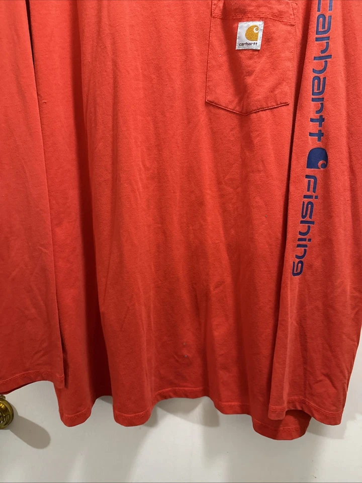 Camisa Carhartt Fishing Force manga longa 2XL ajuste relaxado - Imagem 4 de 4