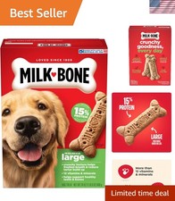 Crunchy Large Dog Treats - Limited Ingredient Beef Biscuits, 24oz of Happiness