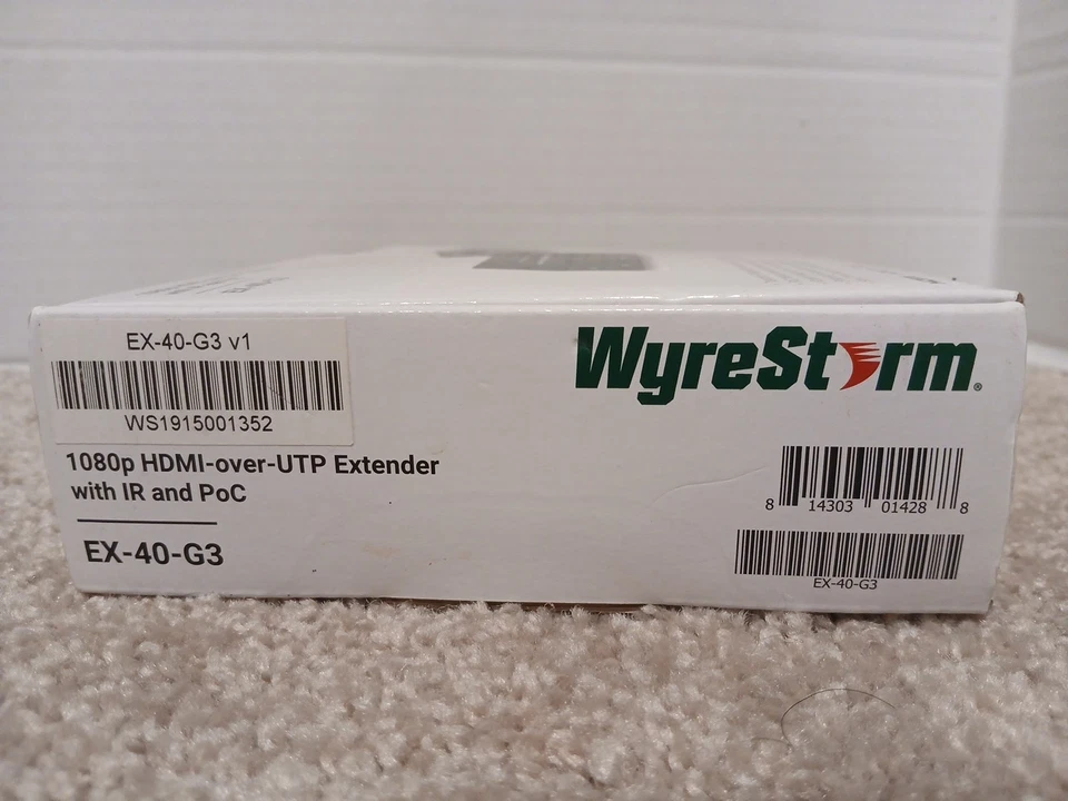 WyreStorm EX-40-G3 1080p HDMI Extender (Tx/Rx) with IR/PoC over UTP up to 40m - Image 4 of 4
