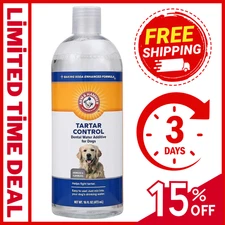 Arm & Hammer Dog Water Additive for Dental Care - Bad Breath Eliminator 16 OZ...