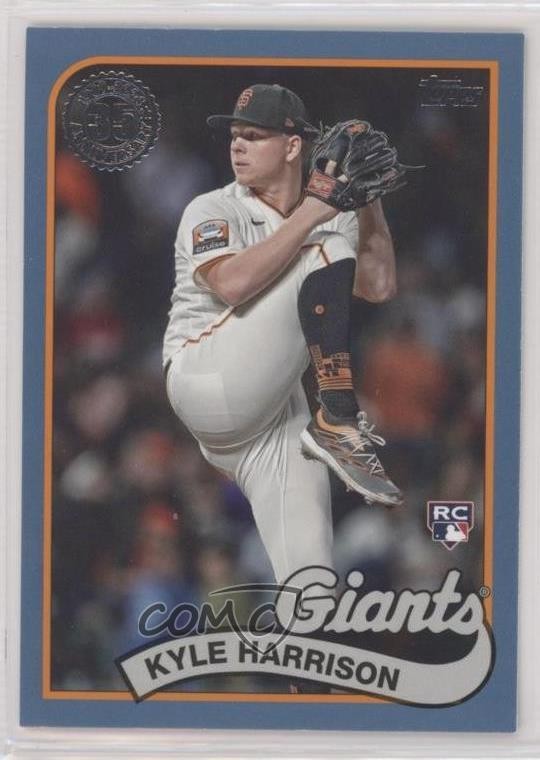 2024 Topps Series 1 1989 Topps Baseball Blue Kyle Harrison #89B-95 y6z