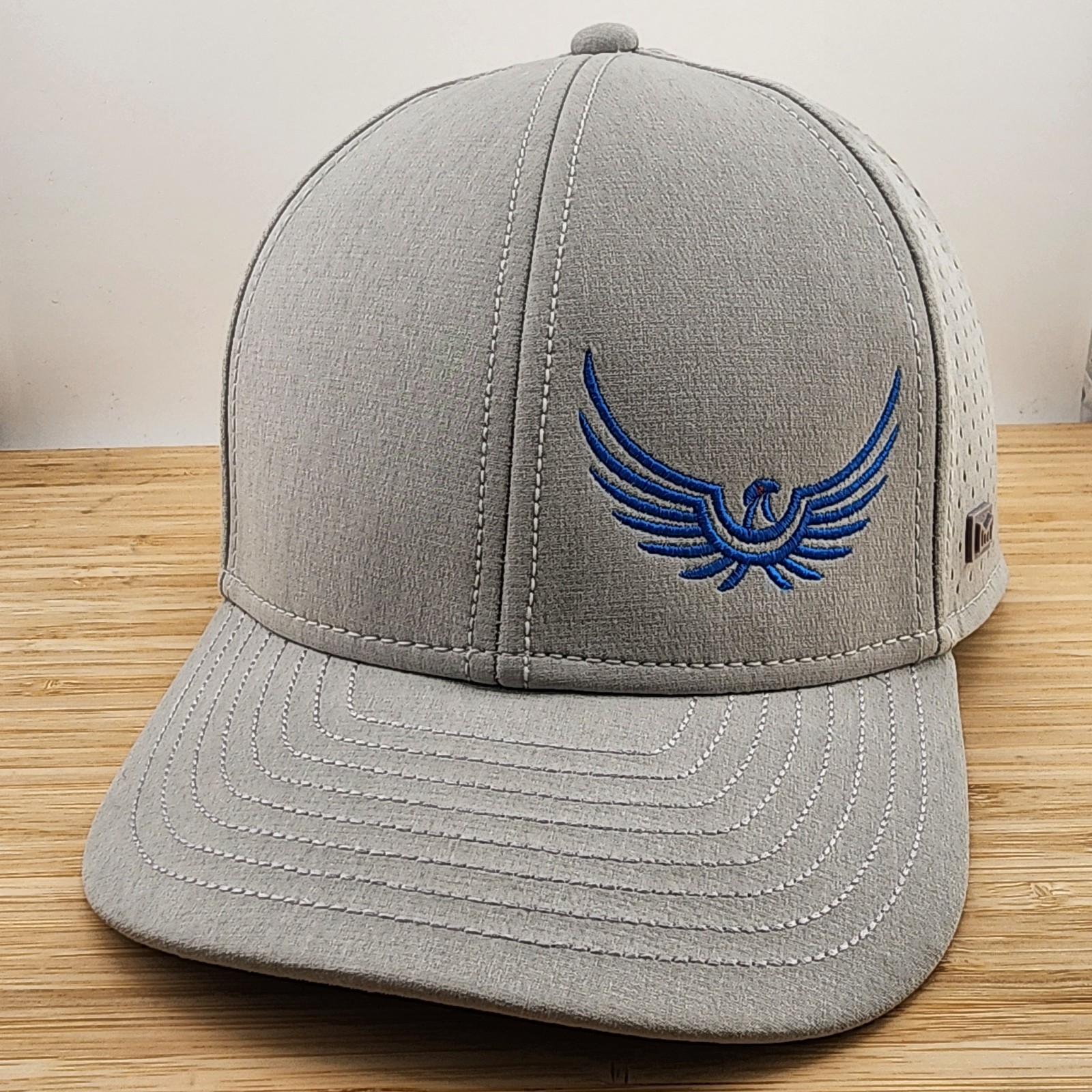 Melin Golf Hat Cap, A-Game Hydro, Gray, Water Repellant, Size: 58CM, Snapback ⛳