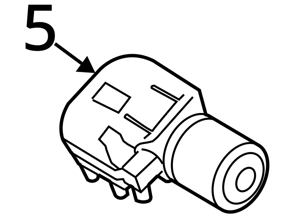 Motor limpiaparabrisas compatible con 11-18 JETTA 2655429 Foto 4 de 4