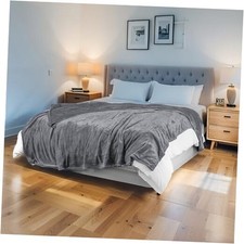 Electric Heated Blanket 72"x84" Full Size Flannel Heated Blanket, Cozy  Warm