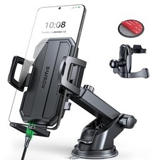 Upgraded 3-in-1 Car Phone Holder Mount Powerful Suction Phone Mount for Car...