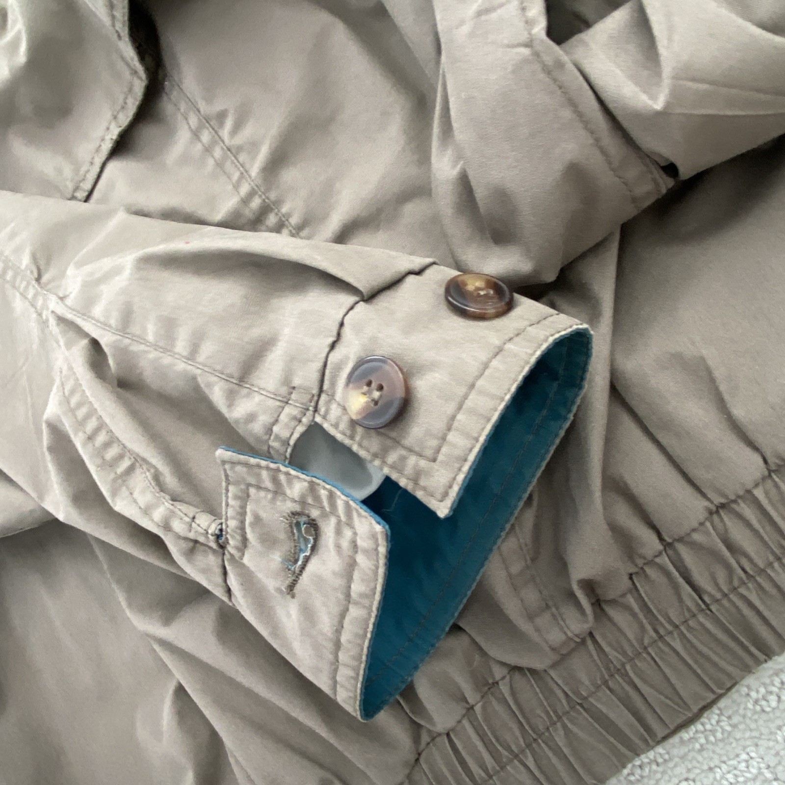 Vintage Whitefish Bay Men's XL Olive Green Grandpa Bomber Jacket Windbreaker thumbnail 8