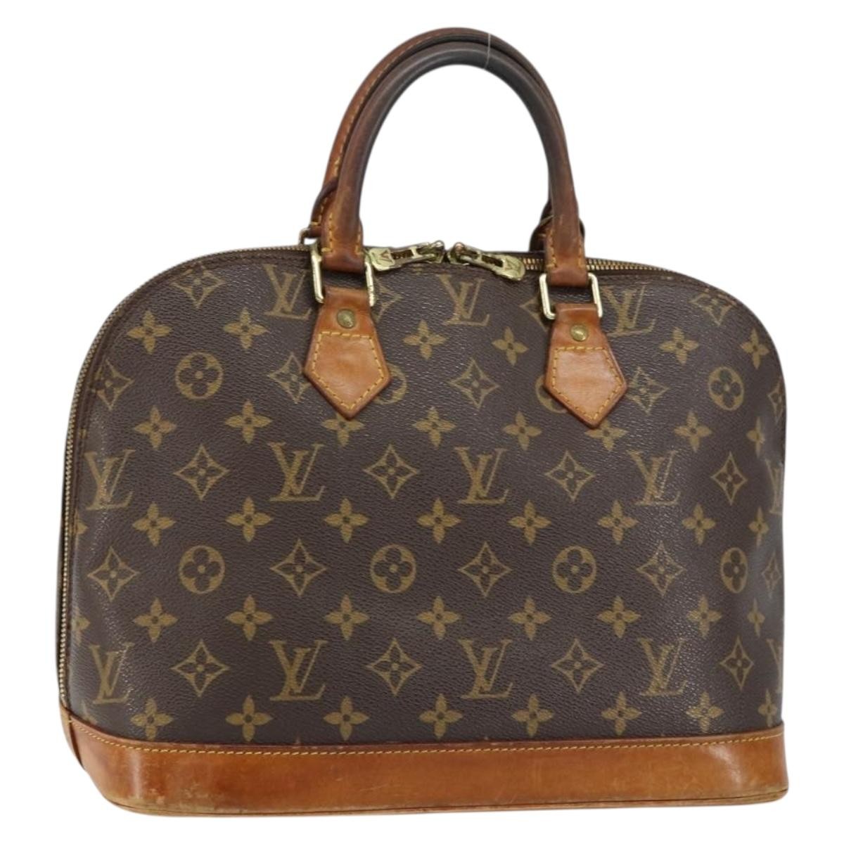 Borsa a mano Louis Vuitton Monogram Alma M51130 LV originale ka324