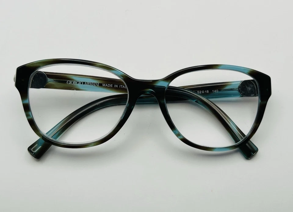 Giorgio Armani AR 7034 5241 Aqua Gafas 52-18-140 Italia Foto 3 de 4