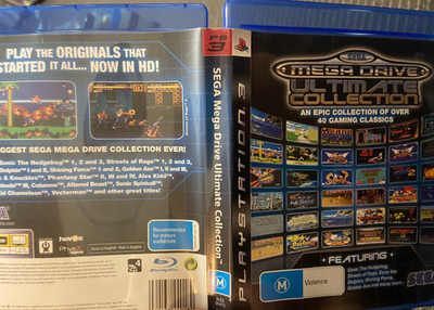 Sega Megadrive Ultimate Collection – PS3 Complet, Jeu FR, Boîter Rayé, Pas De Notice