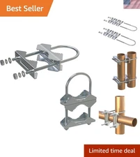 Comprehensive Antenna Mounting Kit - Stainless Steel Brackets & U-Bolts Included