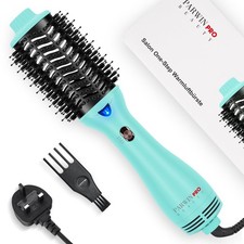 PARWIN PRO BEAUTY One Step Hair Dryer Brush 4-in-1 Hot Air Brush 1000W Green